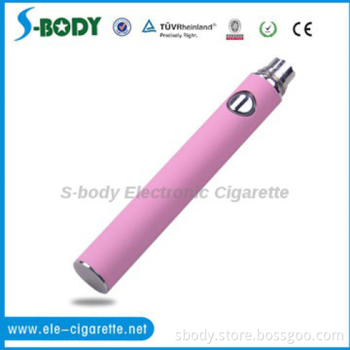 Hot selling electronic cigarette battery evod battery from S-body